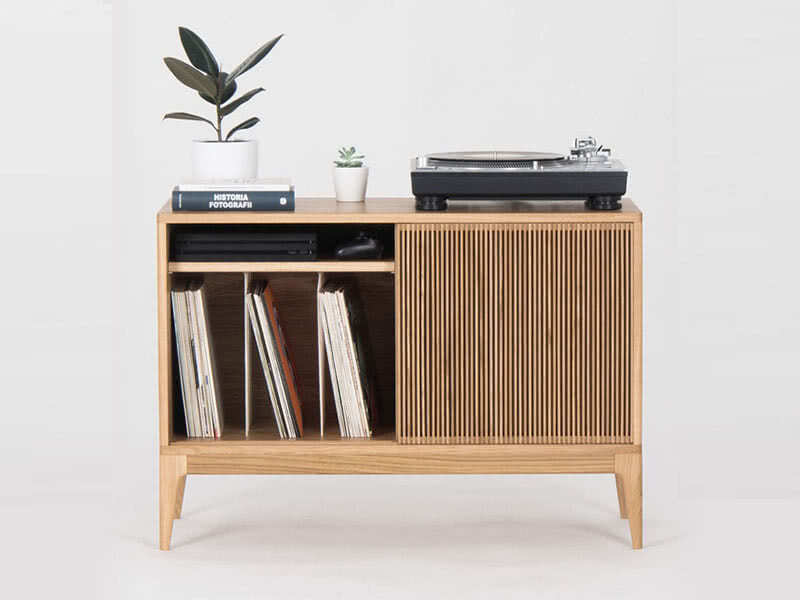 Retro Record Player Storage